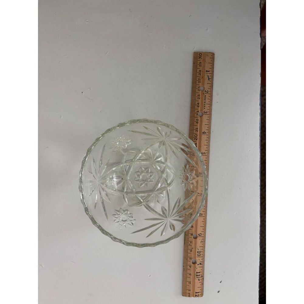 Vtg. Anchor Hocking early american present star of david bowl